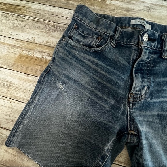 Moussy Vintage Velma Skinny Cut Off Shorts - Picture 2 of 11